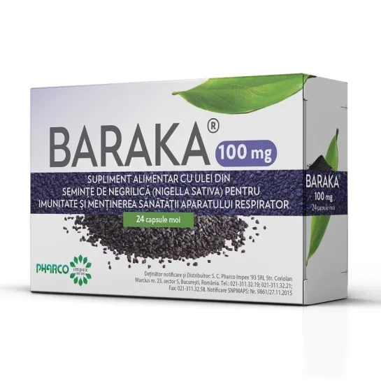 Baraka 100mg x 24 capsule