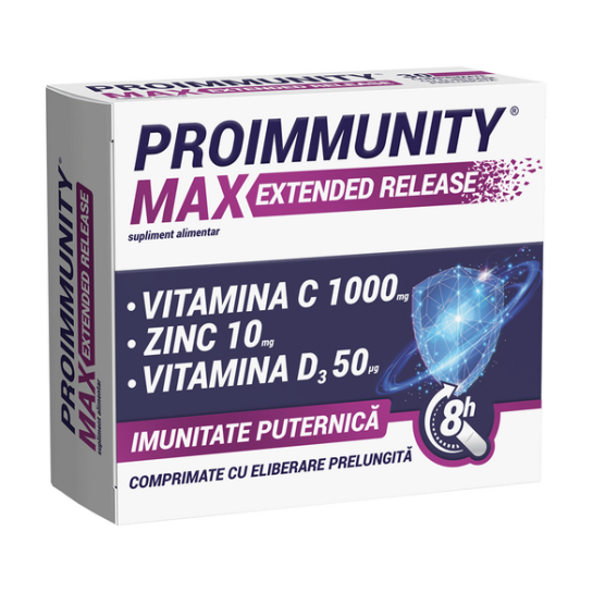 Pro Immunity Max extended release x 30 comprimate cu eliberare prelungita