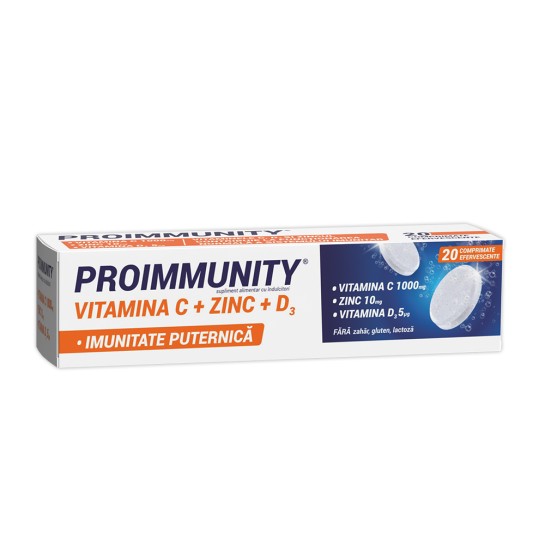 Pro Immunity x 20 comprimate efervescente