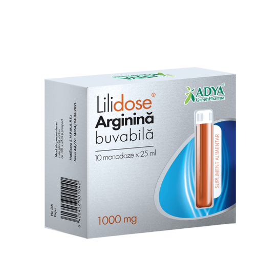Lilidose Arginina Buvabila 1g 10 monodoze x 25ml