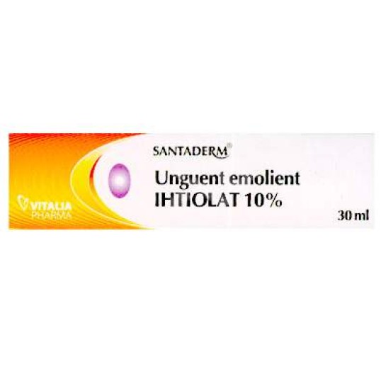 SANTADERM Unguent emolient ihtiolat 10% x30ml