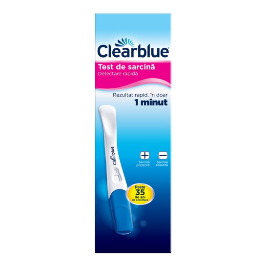 Clearblue Test de sarcina detectare rapida x 1buc