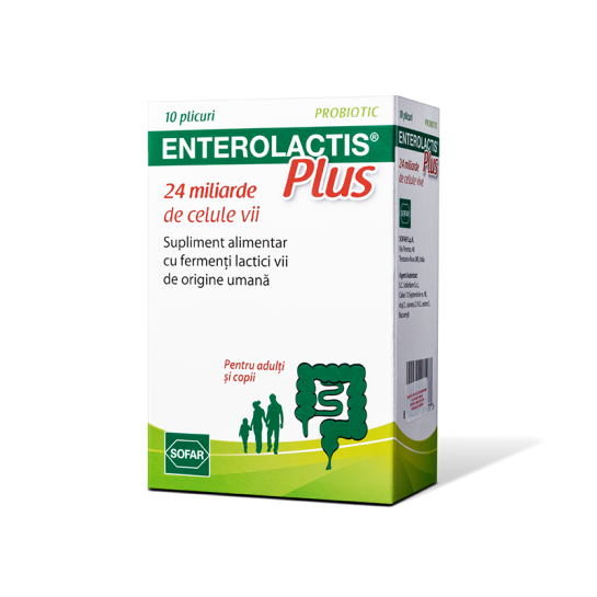 Enterolactis Plus x 10 plicuri