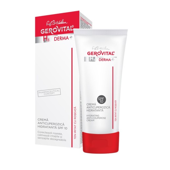 Gerovital H3 Derma+ Crema anticuperoza hidratanta SPF10 x 50 ml