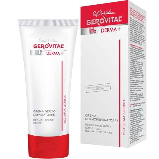 Gerovital H3 Derma+ Crema dermoreparatoare x 50 ml