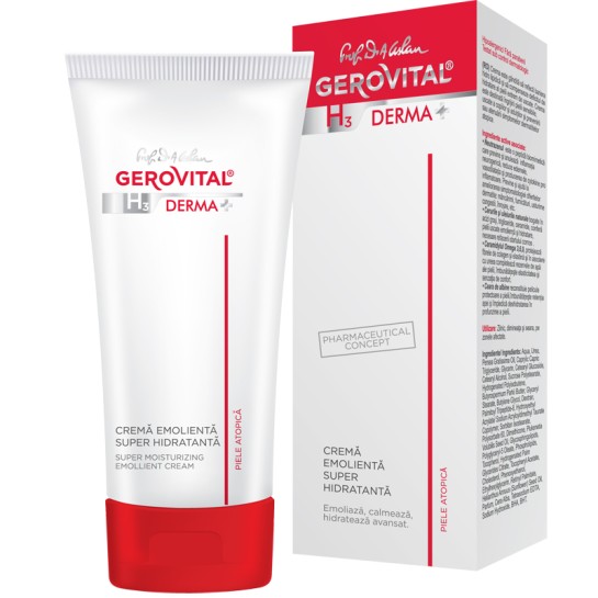 Gerovital H3 Derma+ Crema hidratanta emolienta maini x 100 ml