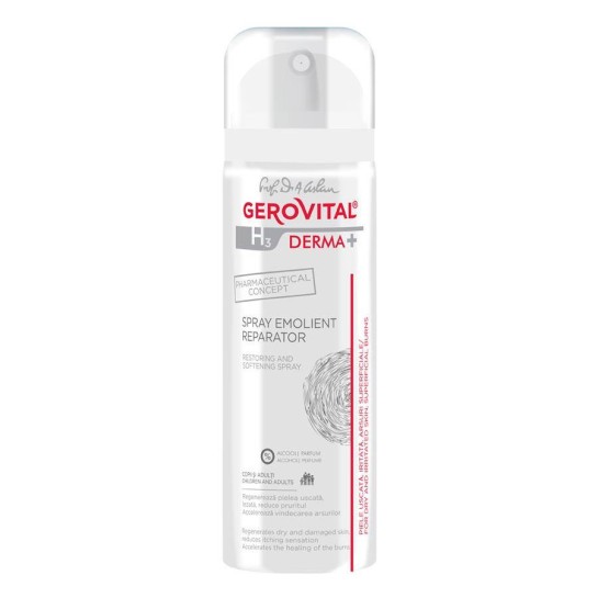 Gerovital H3 Derma+ Spray emolient reparator x 150 ml