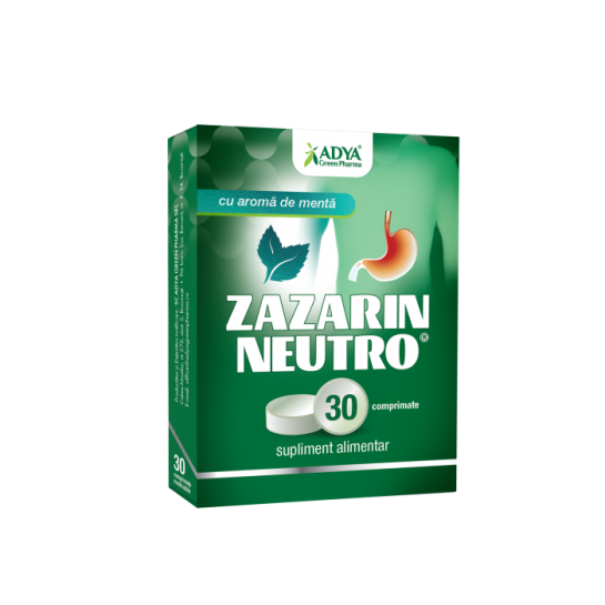 Zazarin Menta x 30 comprimate masticabile