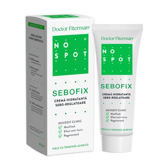 Doctor Fiterman No Spot Sebofix crema hidratanta sebo - reglatoare x 50 ml