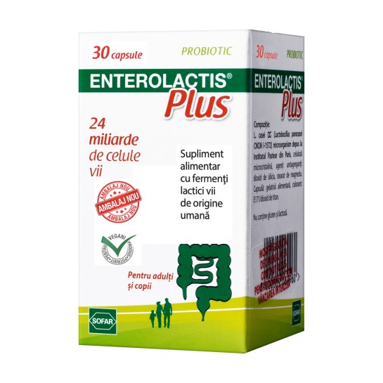 Enterolactis Plus x 30 capsule