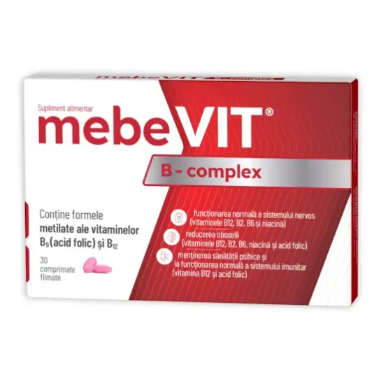 Mebevit B - Complex x 30 comprimate filmate