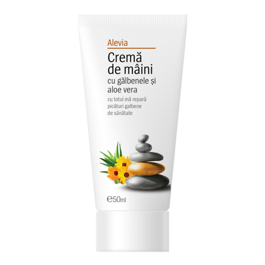 Alevia Crema de maini cu galbenele si aloe vera x 50 ml