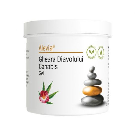 ALEVIA Gel gheara diavolului + canabis x 250 grame