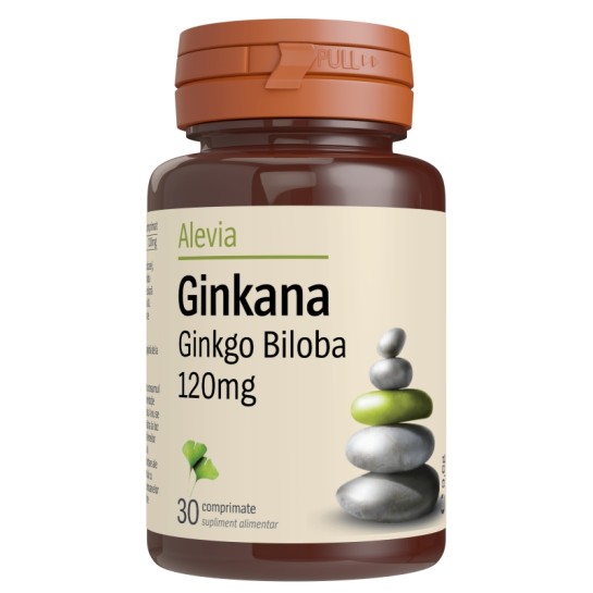 Alevia Ginkana ginkgo biloba 120 mg x 30 comprimate