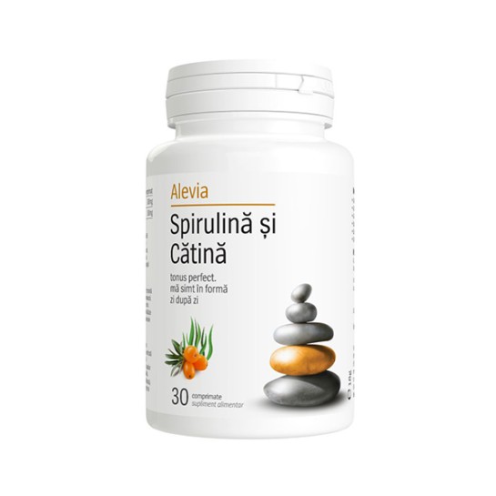 Alevia Spirulina si catina x 30 comprimate