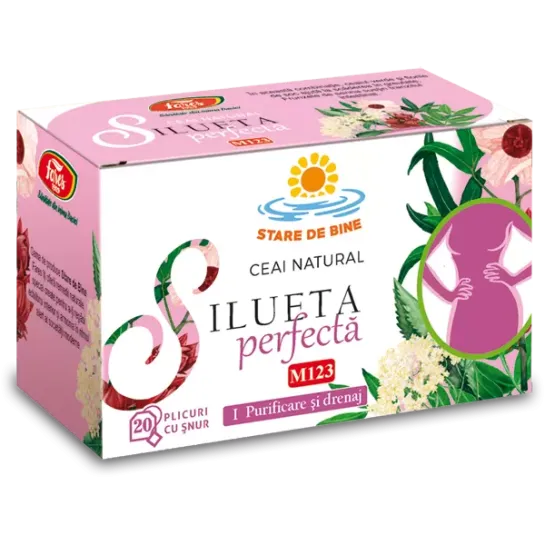 Ceai silueta perfecta purificare+drenaj x 20 plicuri