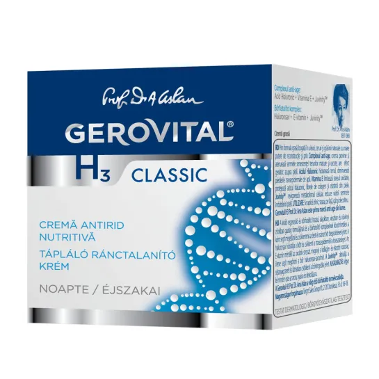 Gerovital H3 CLASIC Crema antirid nutritiva grasa 50 ml