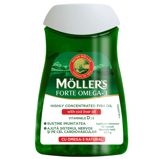 Moller's Forte Omega 3 with Cod liver x 112 capsule