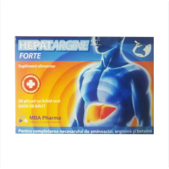 Hepatargine forte 5 ml x 20 plicuri