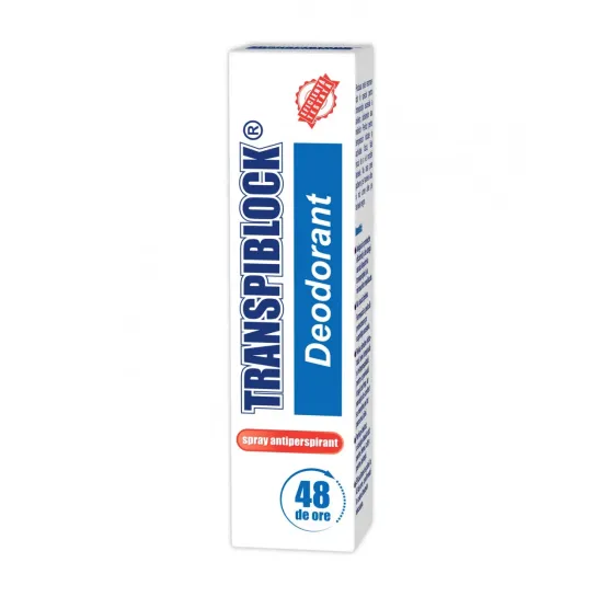 Transpiblock deodorant spray antiperspirant 48h x 150ml
