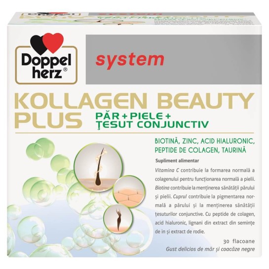 Doppelherz System Kollagen Beauty Plus x 30 flacoane