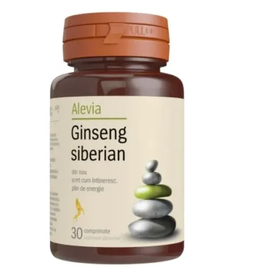 Alevia Ginseng siberian x 30 comprimate