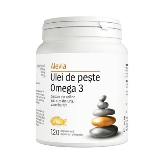 Alevia Ulei de peste Omega 3 x 120 capsule