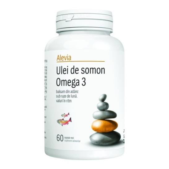 Alevia Ulei de somon Omega 3 x 60 capsule