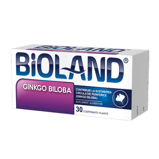 Bioland Ginkgo Biloba 80mg x 30 comprimate filmate