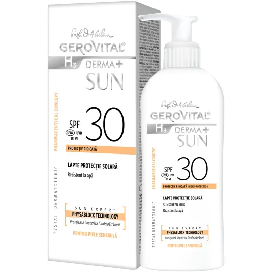 Gerovital H3 Derma+ Sun Lotiune protectie solara SPF30 x 150 ml 4675