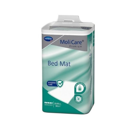 MoliCare Premium Bed Mat aleze absorbante 5 picaturi 60cmx60cm x 30 bucati