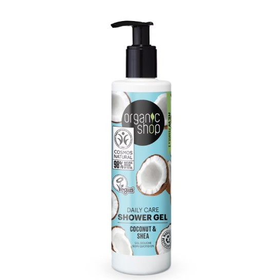 Organic Shop Gel de dus Daily Shower cu cocos si shea x 280 ml