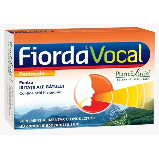 PlantExtrakt Fiorda Vocal Portocale x 30 comprimate