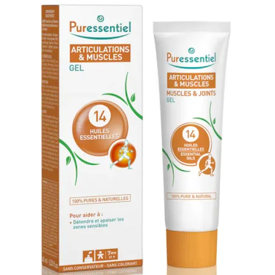 Puressentiel muscle joints gel antireumatic cu 14 uleiuri esentiale x 60ml