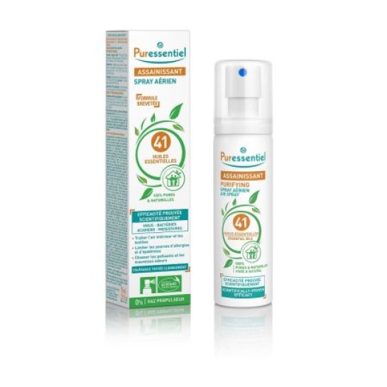 Puressentiel purifying pulverizator purificare aer cu 41 uleiuri esentiale x 75ml