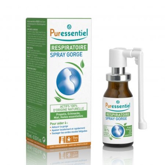 Puressentiel respirator spary oral calmare dureri gat x 15 ml
