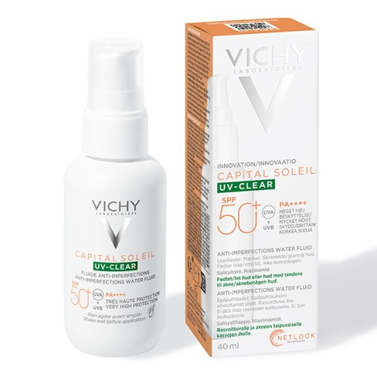 VICHY Capital UV-Clear Fluid anti-imperfectiuni SPF50+ x 40ml