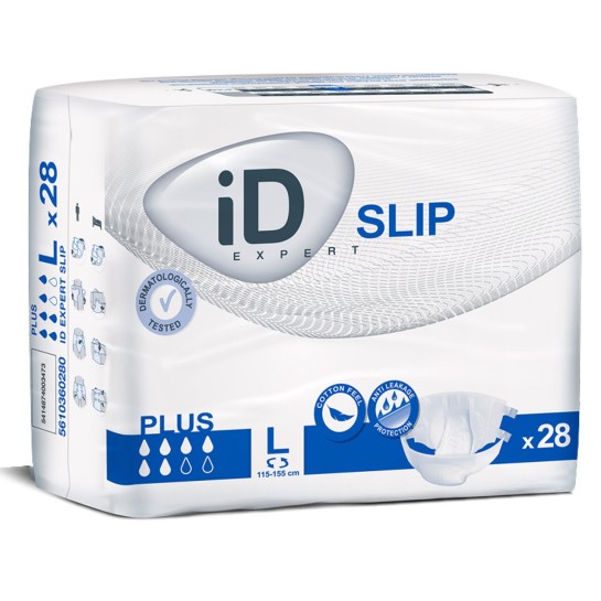 iD Expert Scutece incontinenta plus cotton L x 30 bucati