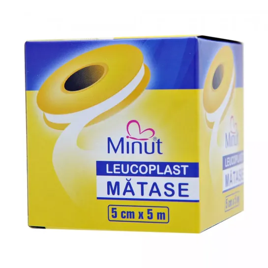 Leucoplast matase Minut 5cm x 5m x 1 bucati