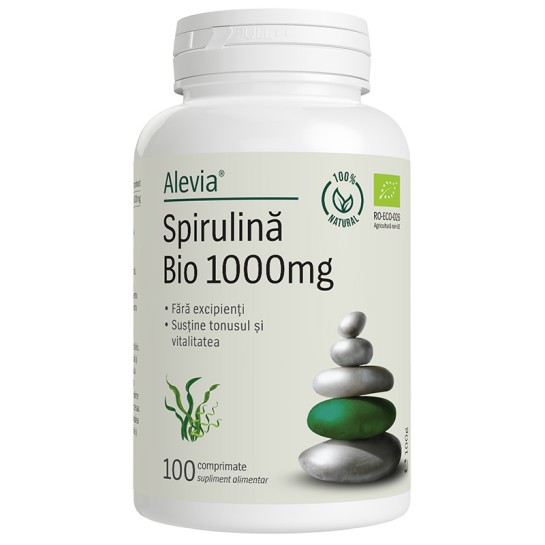 Alevia Spirulina BIO 1000 mg x 100 comprimate