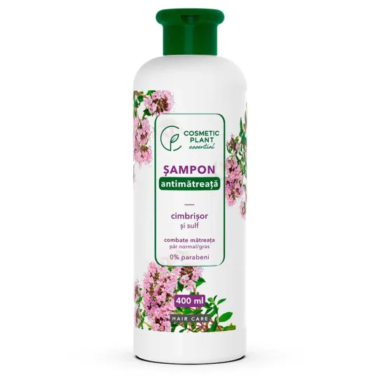 Cosmetic Plant Sampon antimatreata cu cimbrisor si sulf 400 ml
