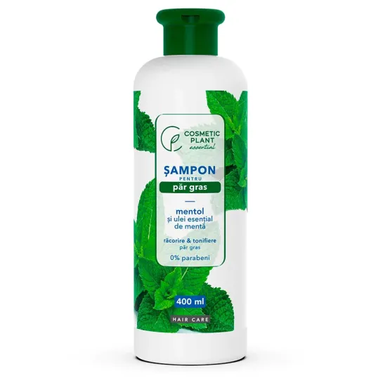 Cosmetic Plant Sampon par gras mentol si menta 400 ml