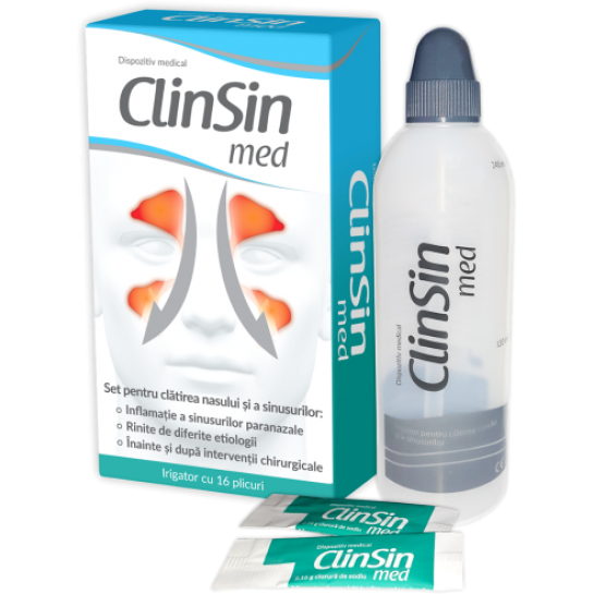 ClinSinmed x irigator+16 plicuri