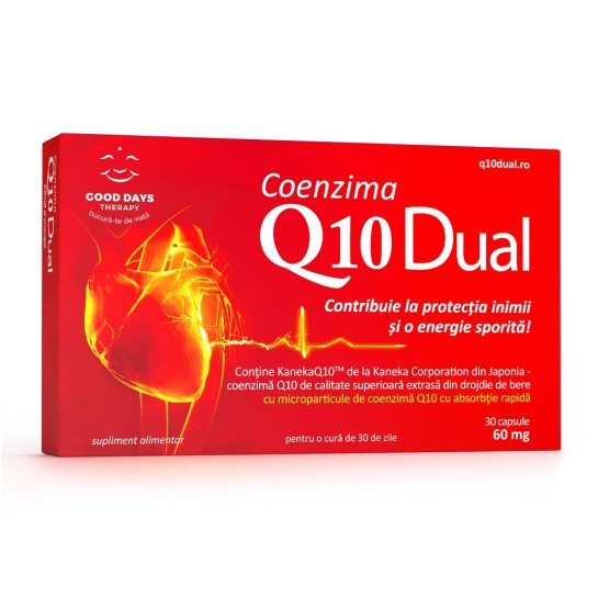 Coenzima Q10 Dual 60mg x 30 capsule