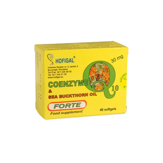 Coenzima Q10 Forte 30 mg + ulei de catina x 40 capsule