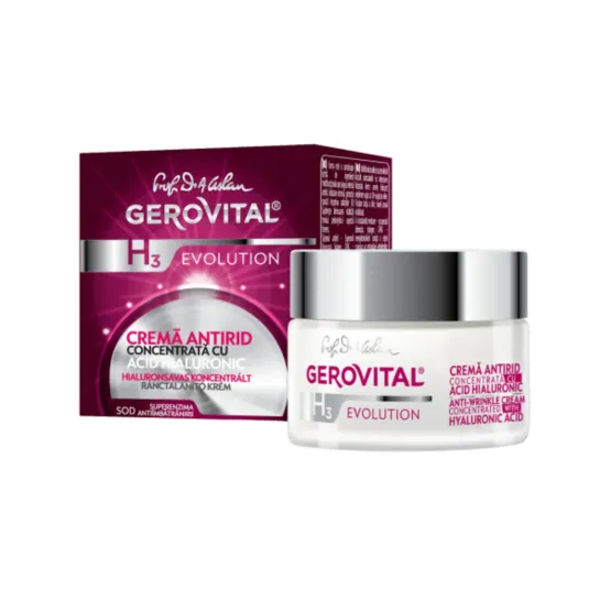 Gerovital H3 Evolution Crema Antirid Concentrata Acid Hialuronic