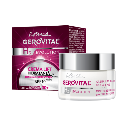 Gerovital H3 Evolution Crema Lift Hidratanta de zi SPF10 x 50 ml