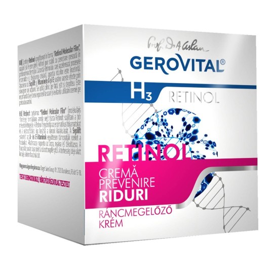 Gerovital H3 Retinol Crema Prevenire Riduri x  50ml