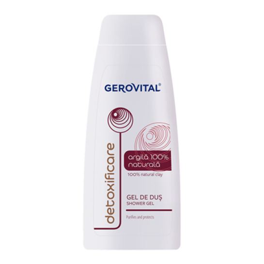 Gerovital Plant Gel de dus Detoxifiere argila 100% naturala x 400ml