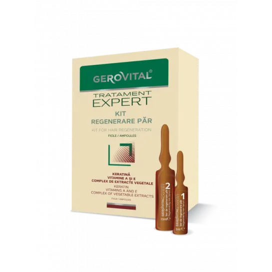 Gerovital Tratament Expert Kit Regenerare Par fiole